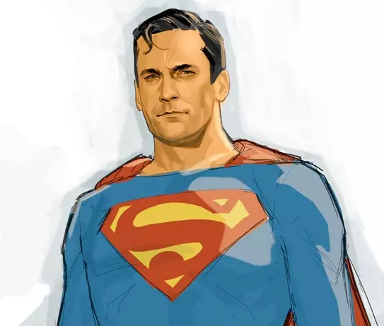 Jon Hamm immaginato in versione Superman da Phil Noto