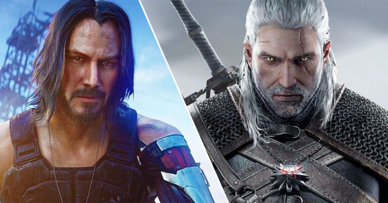 Keanu Reeves in Cyberpunk e Geralt Di Rivia in The Witcher