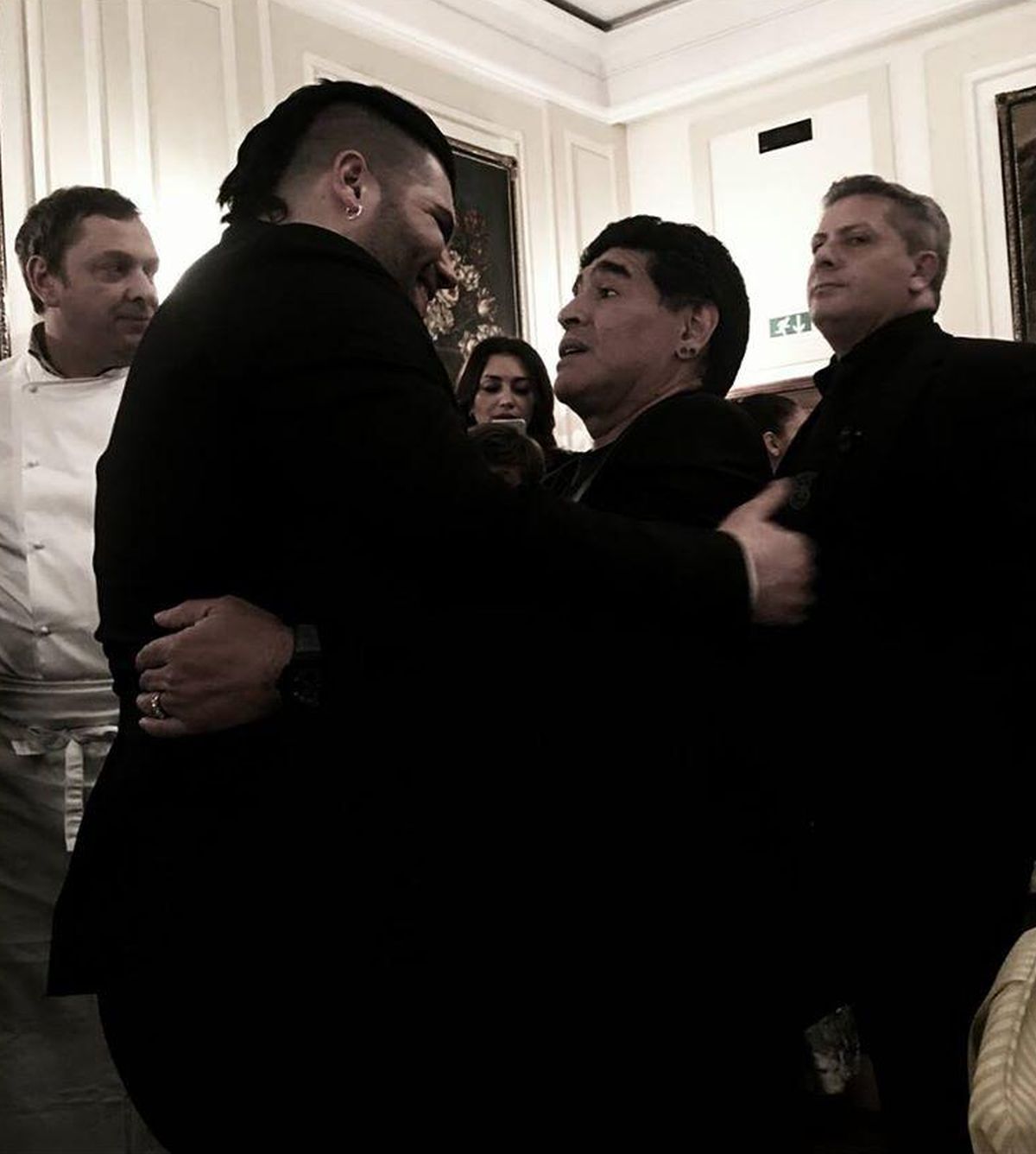 Salvatore Esposito e Diego Armando Maradona