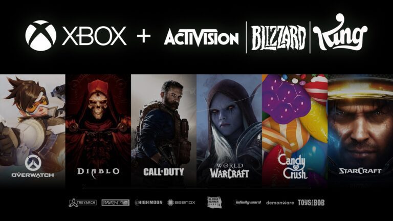 Immagine ufficiale dell'acquisizione di Activision Blizzard
