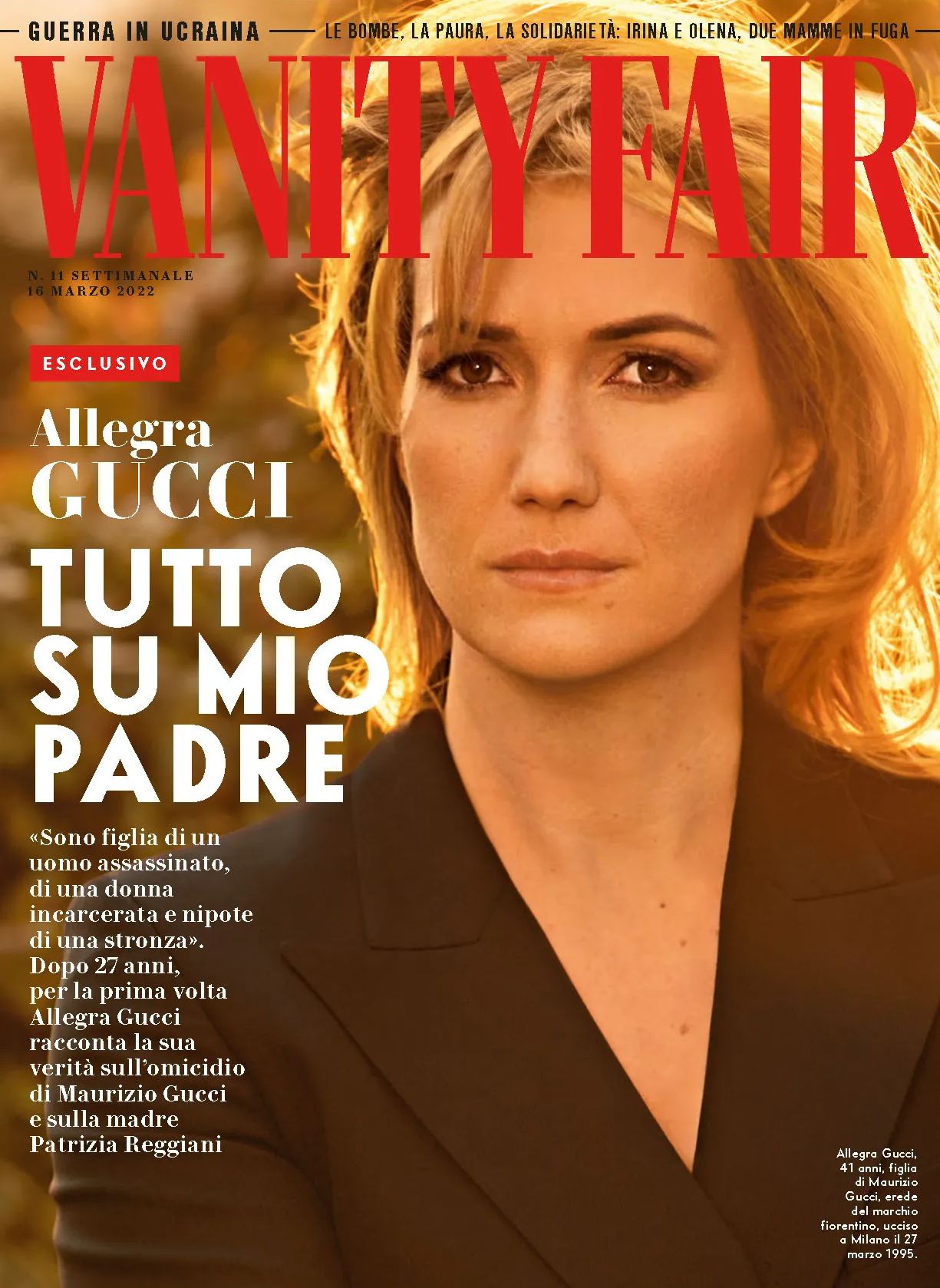 Allegra Gucci sulla copertina di Vanity Fair nel 2022