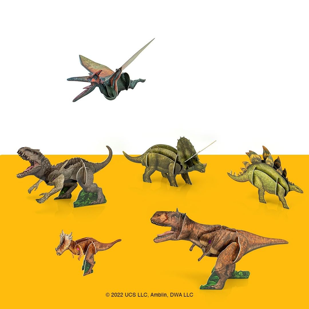 I dinosauri dell'Happy Meal di McDonald's su Jurassic World