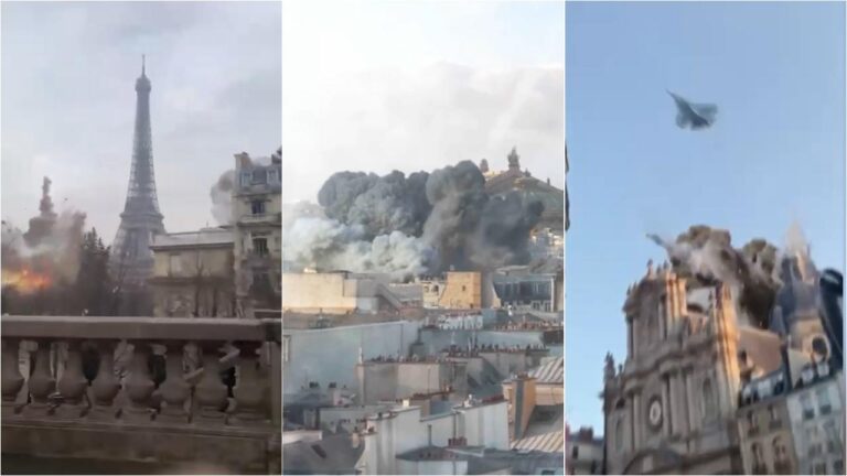 Parigi bombardata video