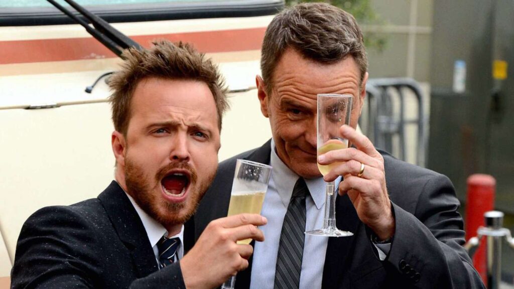 Aaron Paul e Bryan Cranston