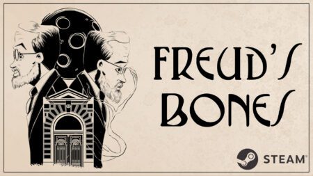 un'immagine con la copertina del videogioco freud's bone