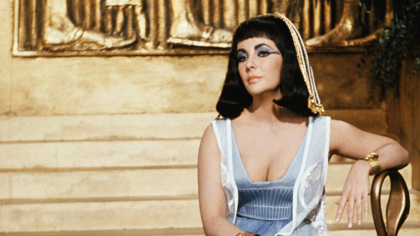Cleopatra, la protagonista Elizabeth Taylor 