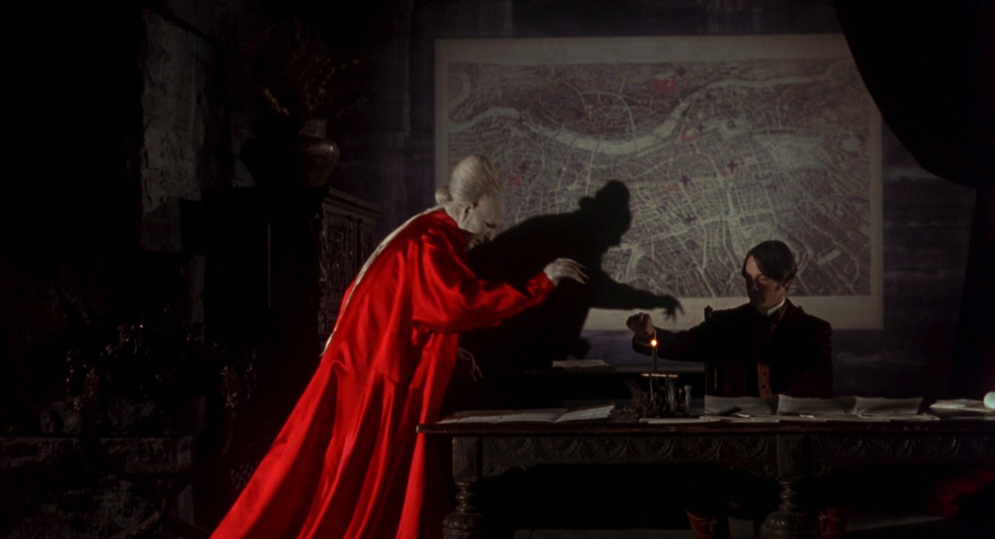 Una scena di Dracula di Bram Stoker