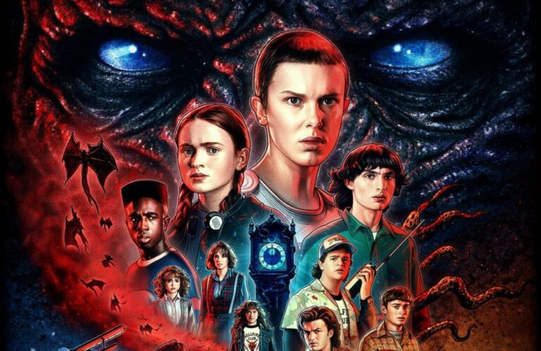 un'immagine della locandina di stranger things 4
