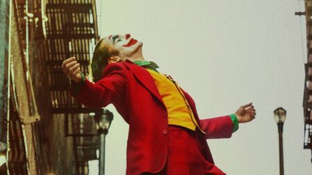 un'immagine di joker nel poster del film