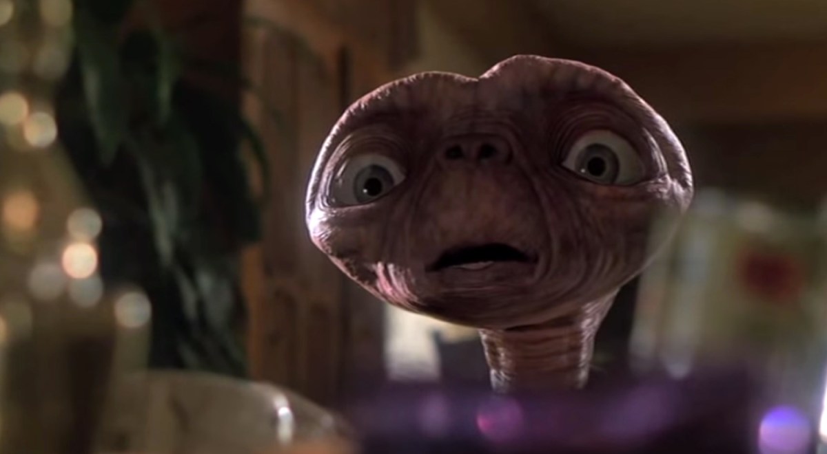 Una scena di E.T.