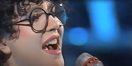 Irene Fargo a Sanremo 1992 con Come una Turandot