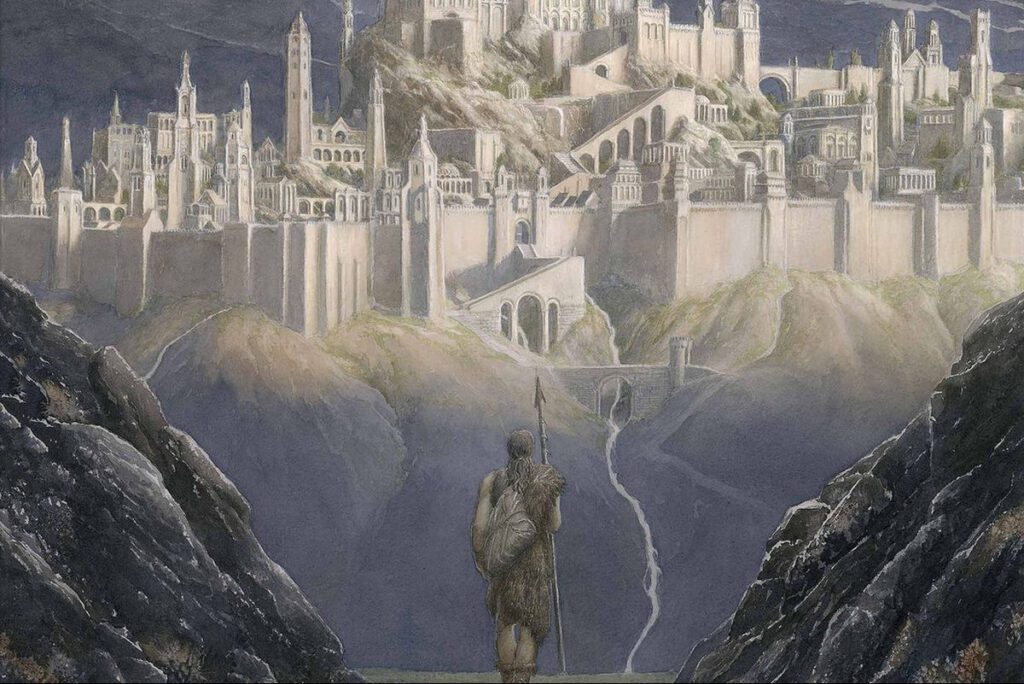 un'immagine della cover de la caduta di gondolin