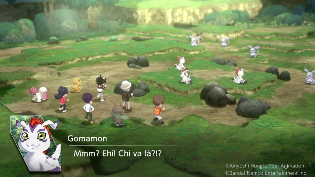 Digimon Survive incontro con Gomamon