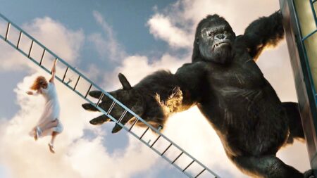 Una scena del film di King Kong