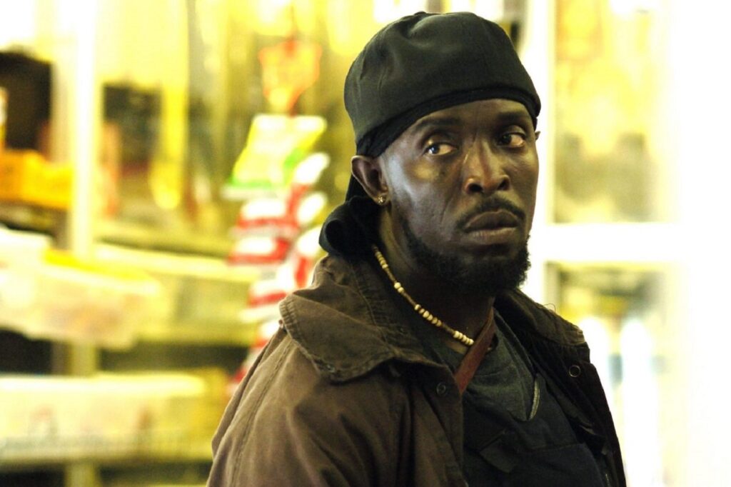 Frame di The Wire che raffigura Michael K. Williams