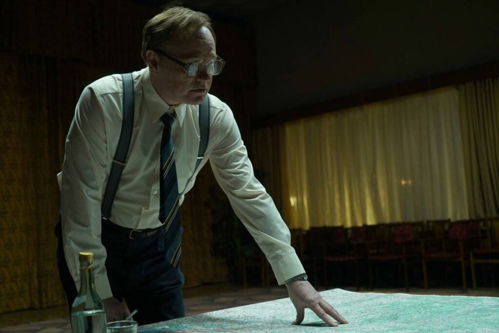 Jared Harris in una scena di Chernobyl