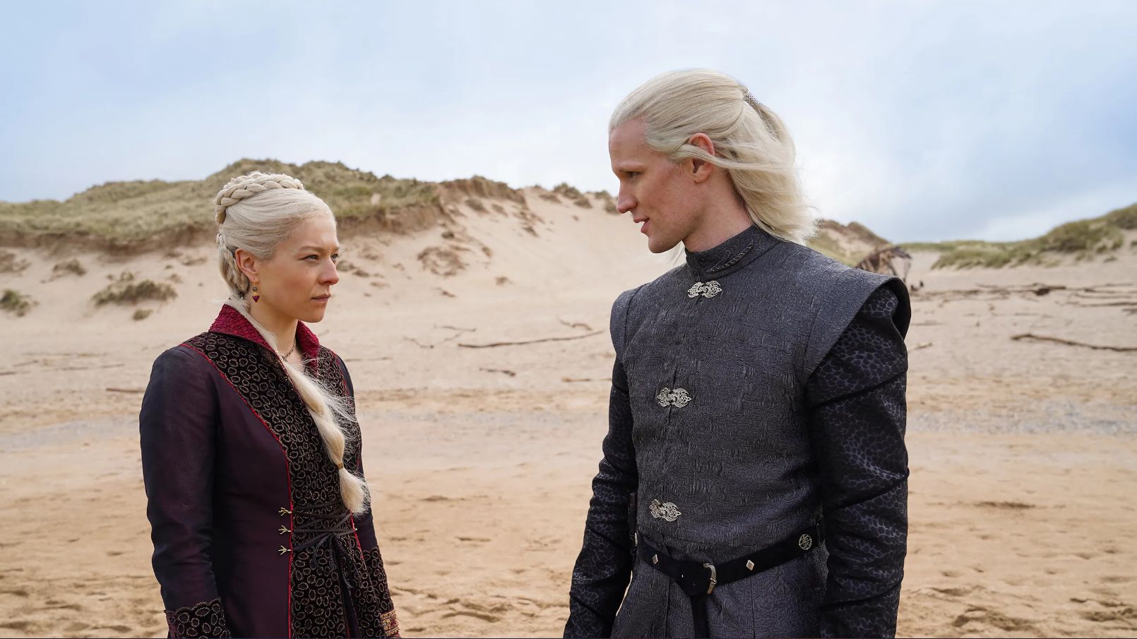 House of the Dragon: Emma D'Arcy (Rhaenyra Targaryen) e Matt Smith (Daemon Targaryen)