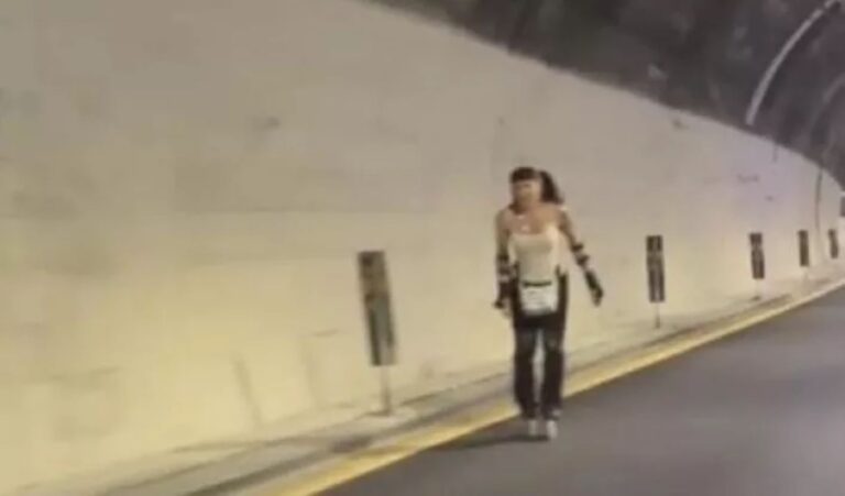 Pattinatrice in autostrada sulla A10: altro che Fast & Furious (VIDEO)