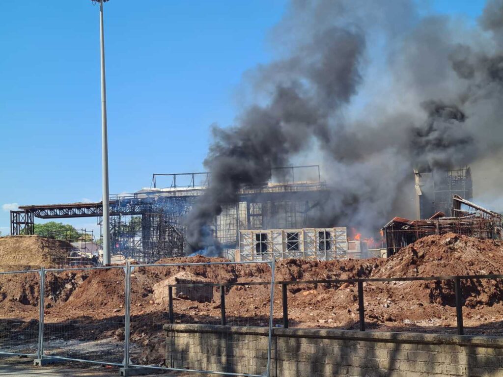 Incendio a Cinecittà