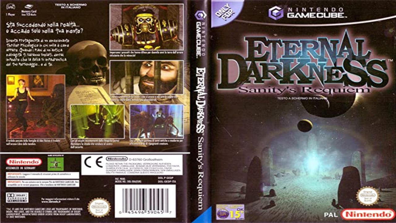 La cover di Eternal Darkness
