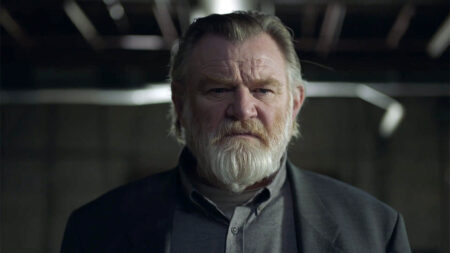 Frame che raffigura Brendan Gleeson.