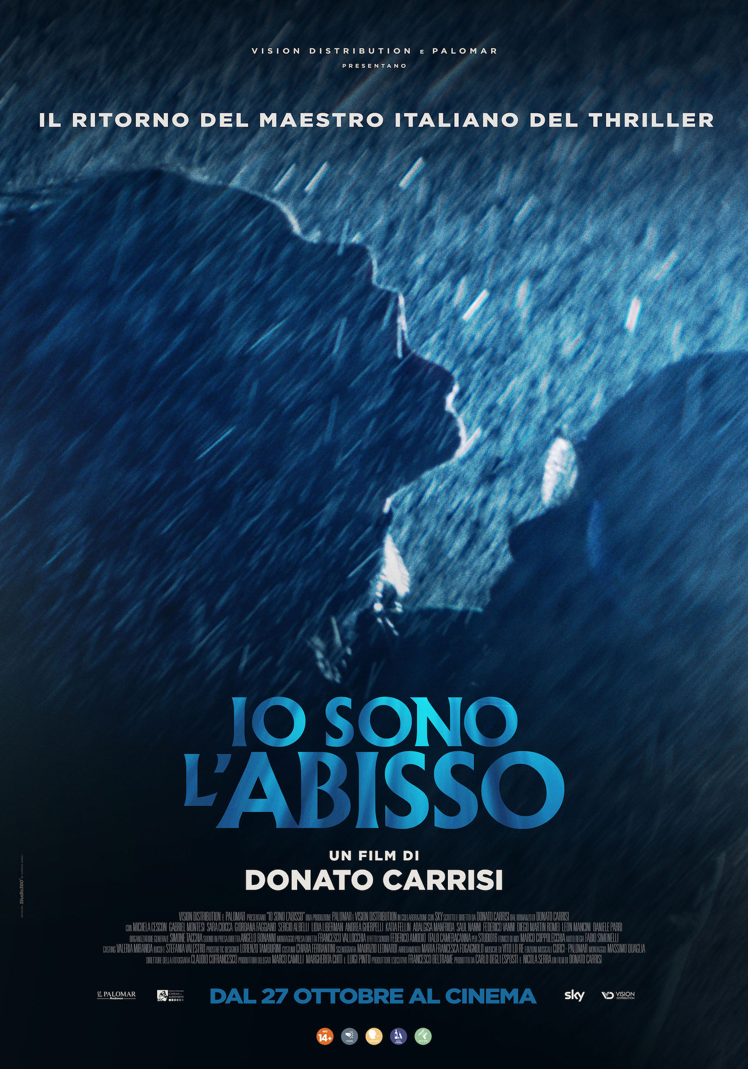 Il poster del film Io sono l'abisso di Donato Carrisi