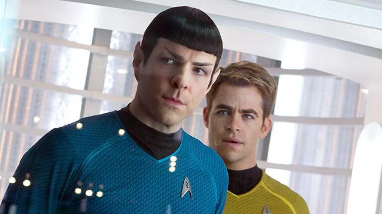 Zachary Quinto e Chris Pine in Star Trek