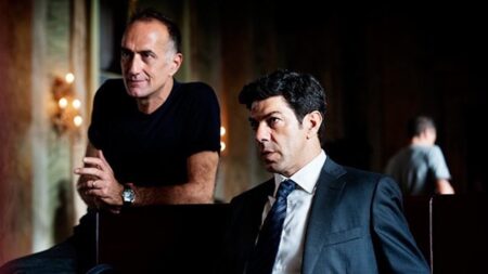 Stefano Sollima e Pierfrancesco Favino in Suburra