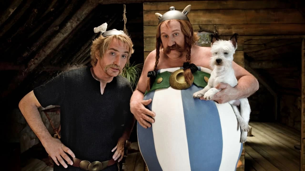 Frame che ritrae Asterix e Obelix