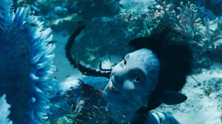 Frame tratto da Avatar - La via dell'acqua