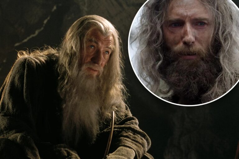 un'immagine di gandalf e lo straniero