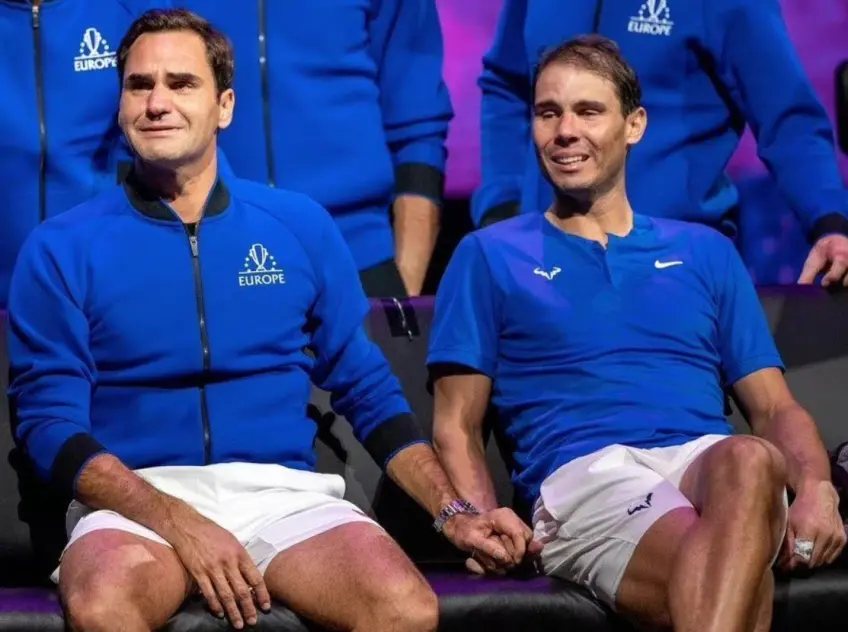 La struggente immagine di addio di Roger Federer