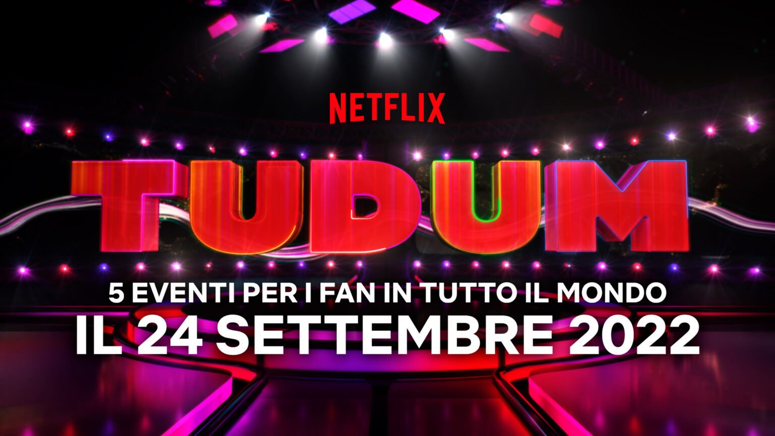 Il logo ufficiale dell'evento Netflix TUDUM