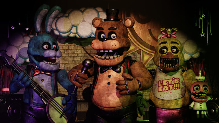 Frame tratto dal videogame Five Nights at Freddy's