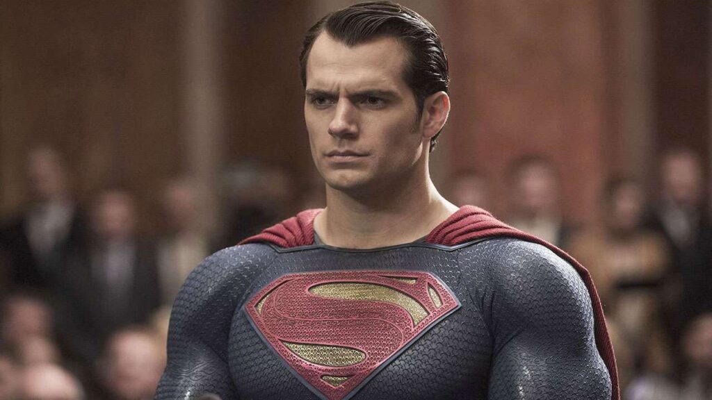 Henry Cavill nel ruolo di Superman