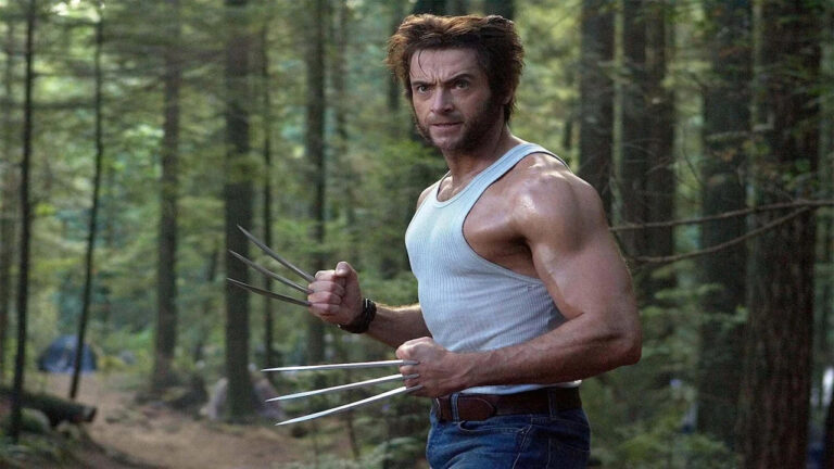 Hugh Jackman nel ruolo di Wolverine