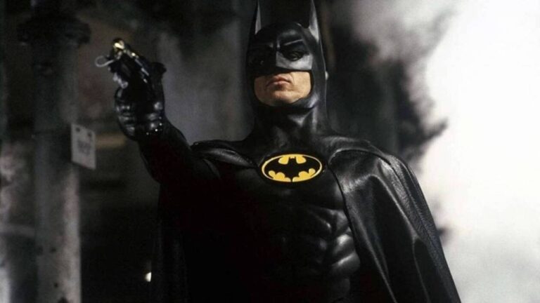 Michael Keaton nel ruolo di Batman