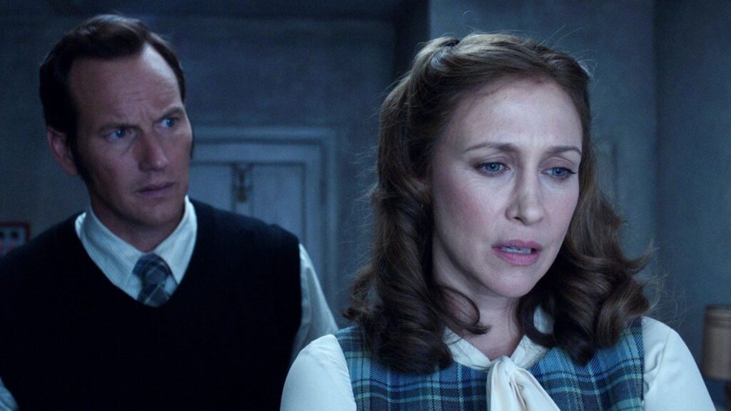 Vera Farmiga e Patrick Wilson in The Conjuring 3