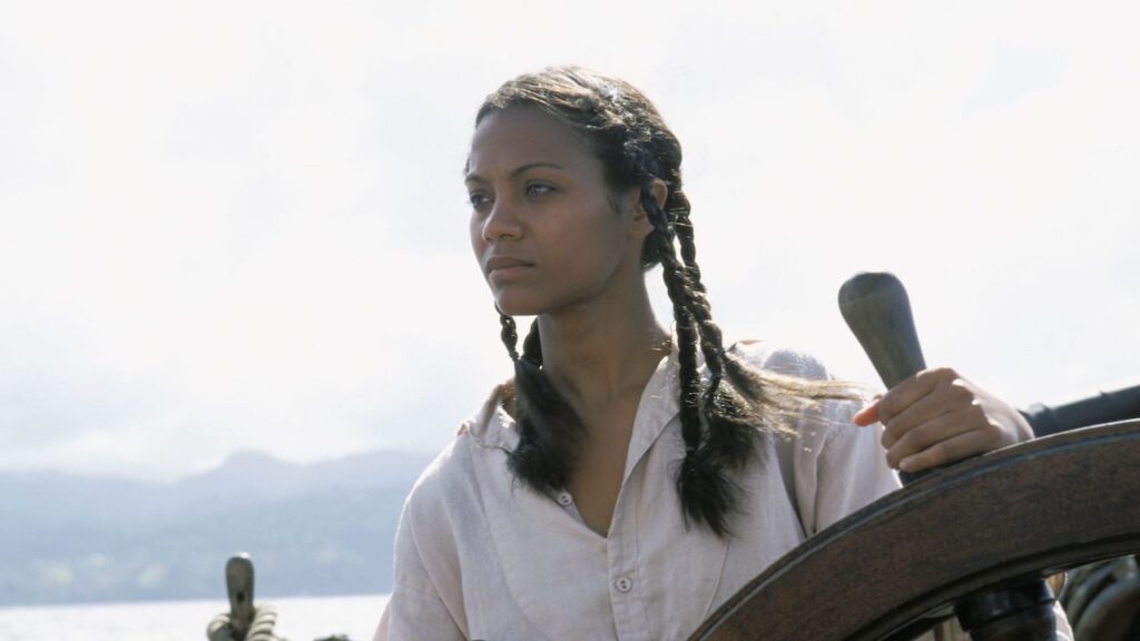 Zoe Saldana in Pirati dei Caraibi - La maledizione della prima luna