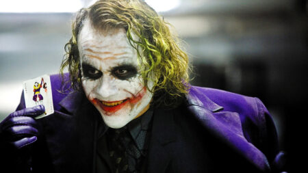 Heath Ledger ne Il Cavaliere Oscuro