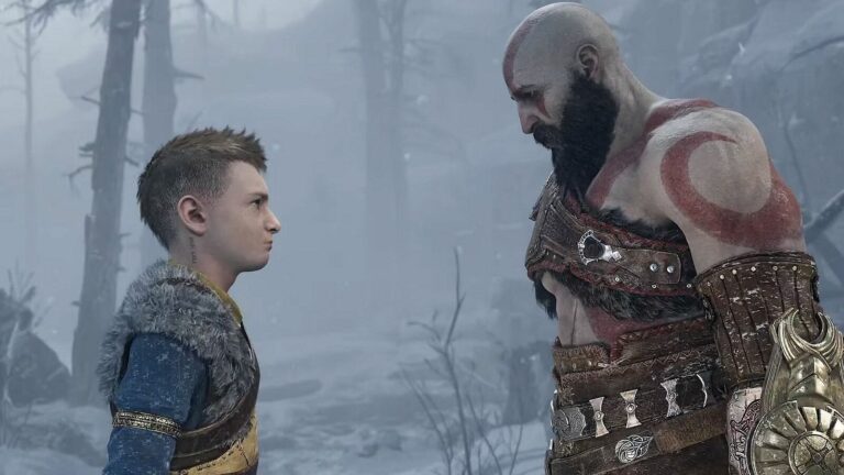 God of War Ragnarök Kratos e Atreus