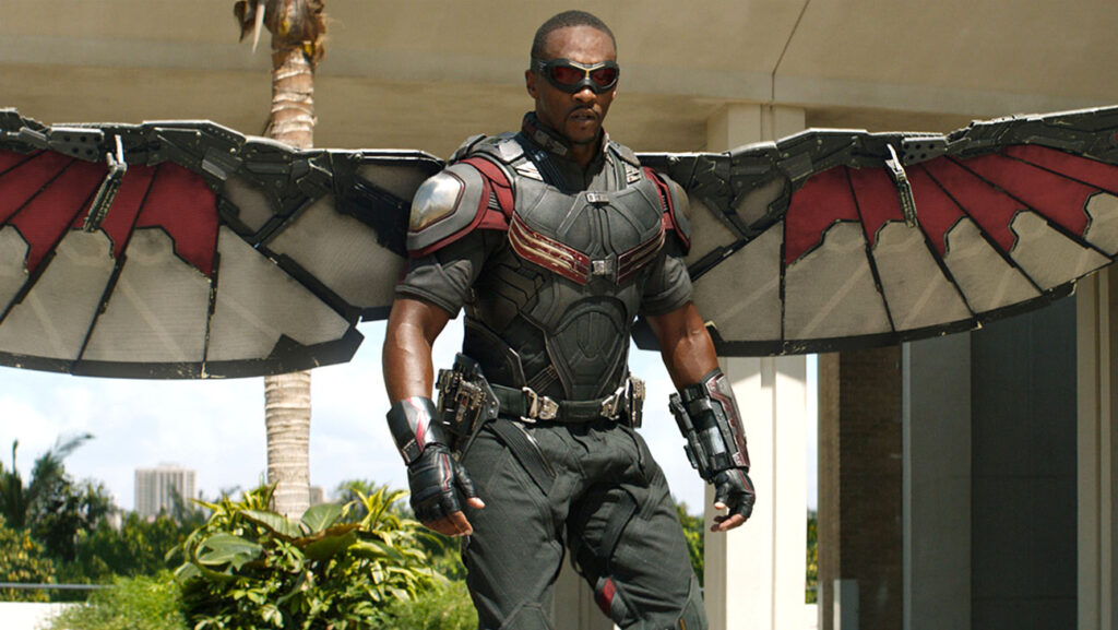 Frame che raffigura Anthony Mackie