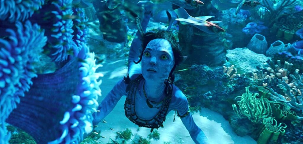 Frame tratto da Avatar - La via dell'acqua