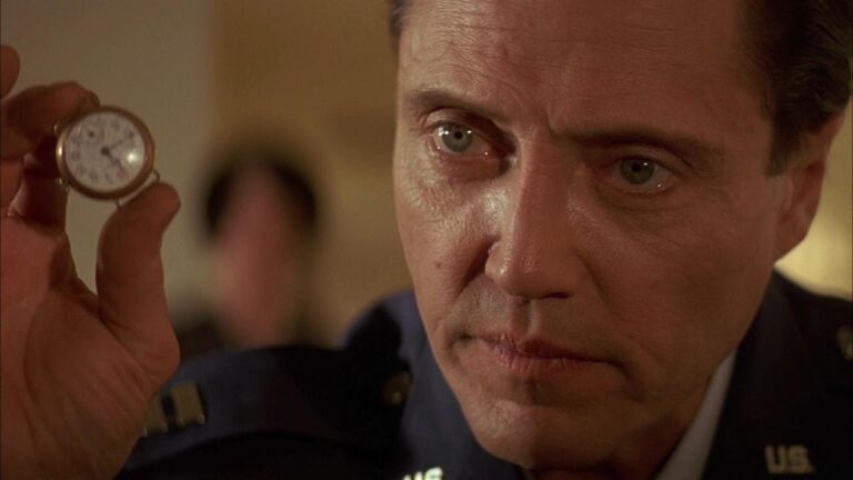 Frame che ritrae Christopher Walken in Pulp Fiction
