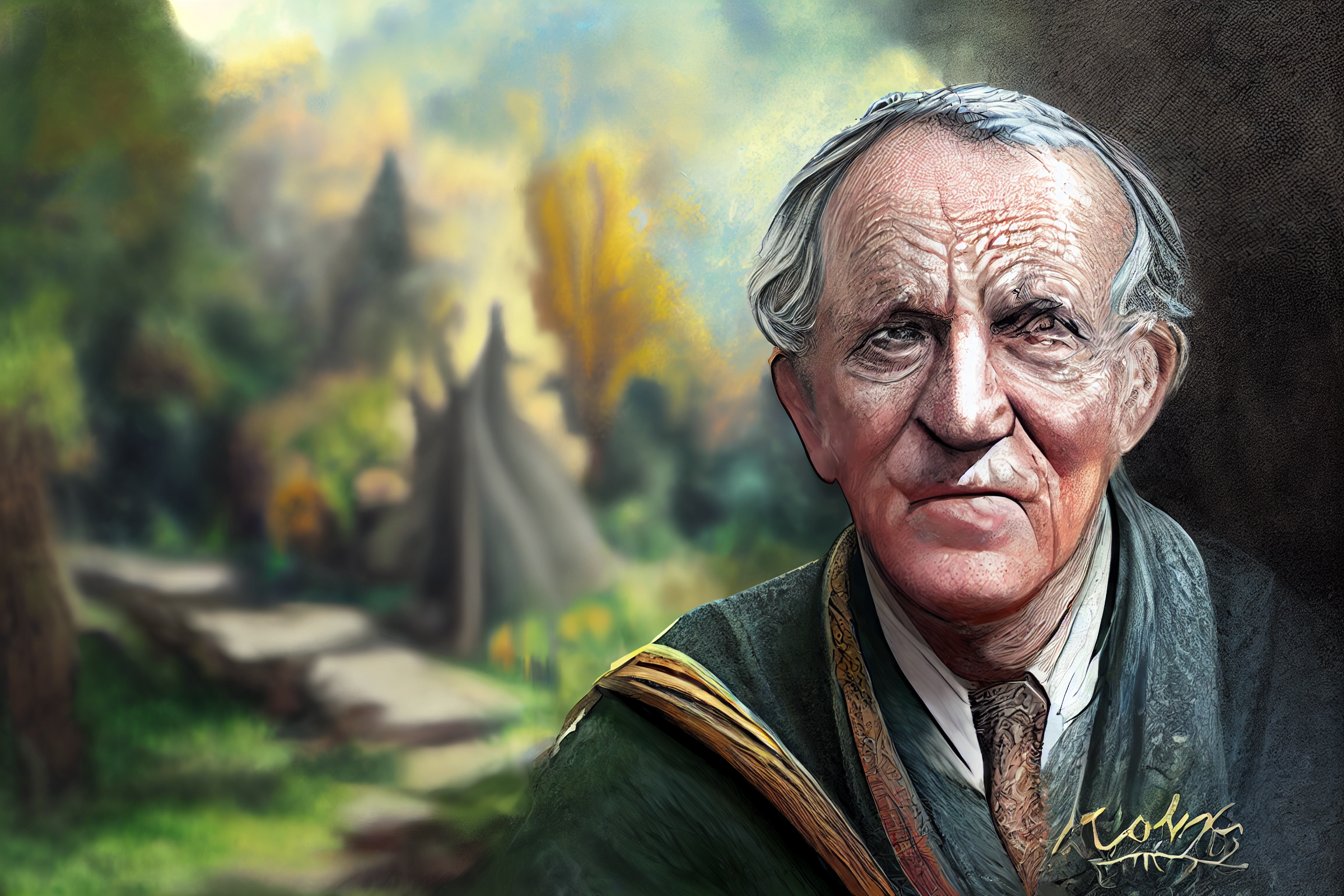 J. R. R. Tolkien - Midjourney