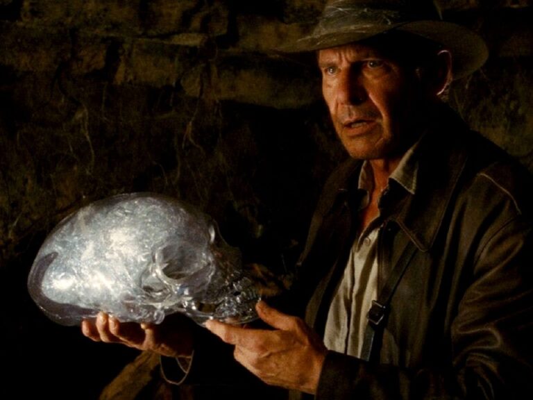 Frame che raffigura Harrison Ford in Indiana Jones e il Regno del Teschio di Cristallo