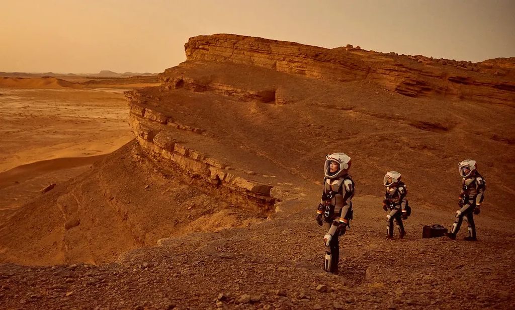 Marte, una scena della serie 