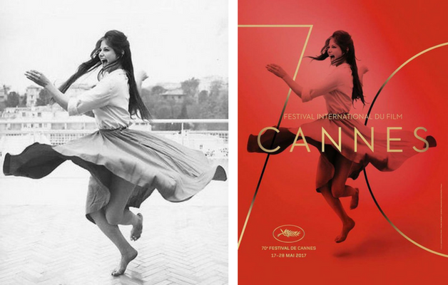 il poster di Cannes 2017 e l'immagine originale di Claudia Cardinale