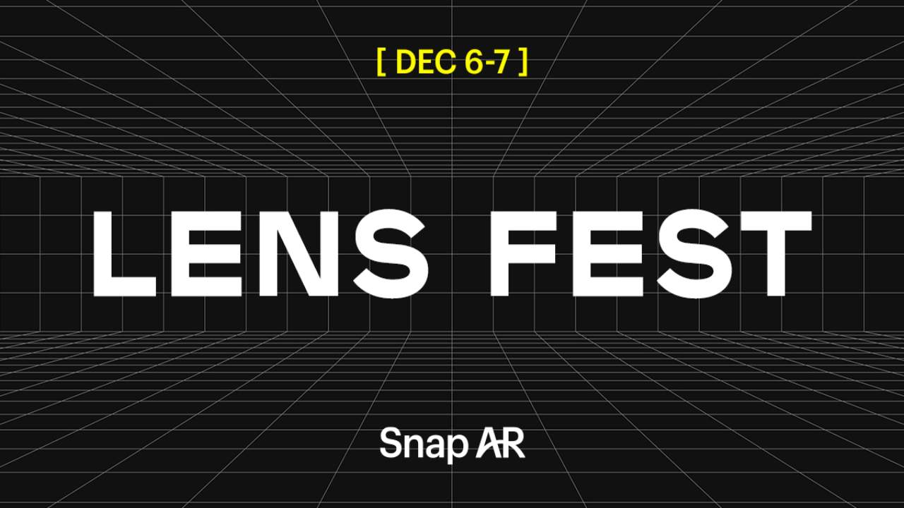 Il logo del Snap Lens Fest 2022