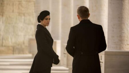 Frame che ritrae Monica Bellucci in Spectre